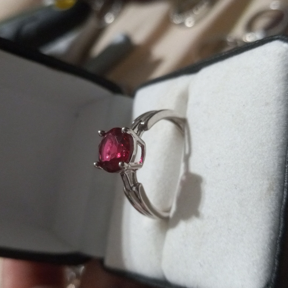 Red wine colored ring size 8